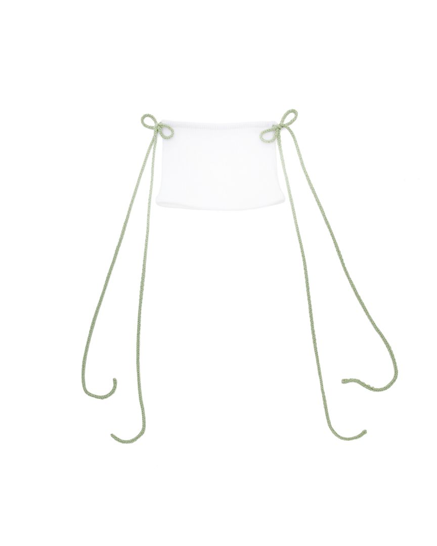 pistachio mini skirt